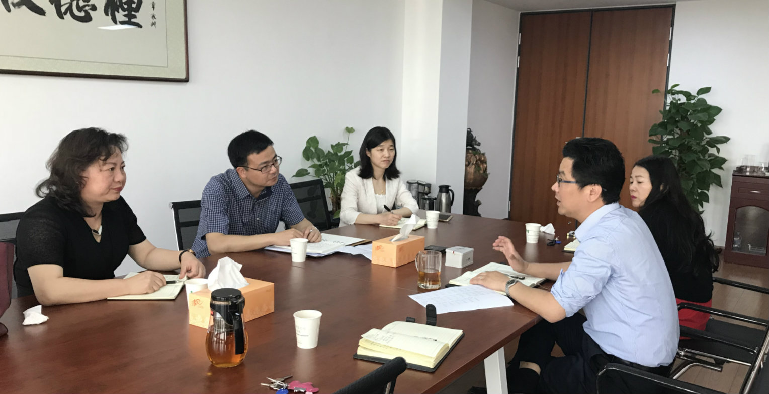 石湖荡镇党委副书记镇长候选人孙文杰一行到我园区进行调研20180503